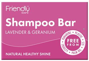 Friendly Soap festes Shampoo Lavendel & Geranie  - Friendly Soap