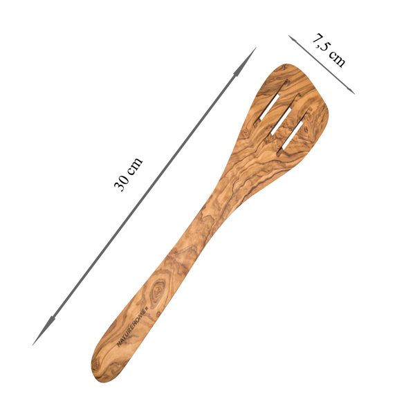 Zeal Pfannenwender Aus Silikon Mit Schlitzen – 30 Cm, Antihaftbeschichtet, Rot, Spülmaschinengeeignet