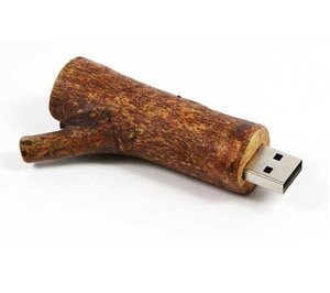 hölzerner Vireo USB-Stick Ast-Form - Vireo