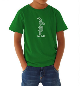 Kein Bock ! T-Shirt in Grün & Weiß für Kinder und Jugendliche - Picopoc