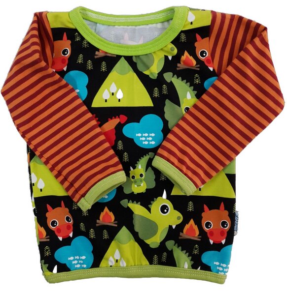 Babyshirt Drachen- Einzelstück Gr. 74