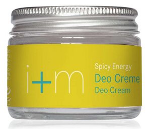 Natürliche Deodorant Creme Deocreme - Spicy Energy  - I + M Naturkosmetik