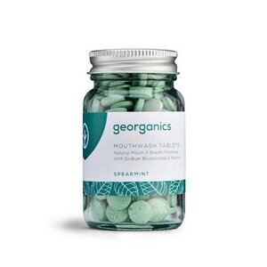 Georganics natürliche Mundwasser Tabletten Spearmint  - Georganics