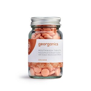 Georganics natürliche Mundwasser Tabletten Orange - Georganics
