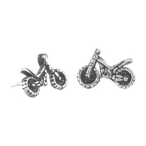 Silber Ohrringe Motorrad Fair-Trade und handmade - pakilia