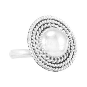Silber Ring Kugel Fair-Trade und handmade - pakilia