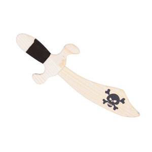 Piratenmesser mit Totenkopf | Holzspielzeug - Mitienda Shop