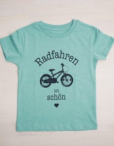 Radfahren ist schön / Fahrrad - Fair Wear Kinder T-Shirt - päfjes