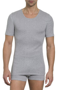 Herren Basic Shirt Rundhals Feinripp 2er Pack - Haasis Bodywear