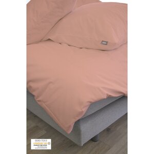 Bettbezug + 2 schlichte Kissenbezüge aus Bio-Baumwolle 240 x 260 cm - Kadolis