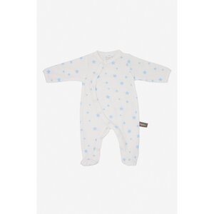 Baby-Pyjama aus Bio-Baumwolle bedruckte Sterne - Kadolis