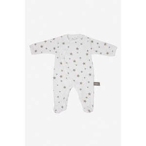 Baby-Pyjama aus Bio-Baumwolle bedruckte Sterne - Kadolis