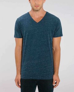 Männer Bio T-Shirt mit V-Ausschnitt, versch. Farben meliert - YTWOO