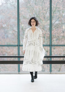 Wickelkleid Helena Snow - Wickelkleid Damenkleid aus Bio-Baumwolle - Sophia Schneider-Esleben