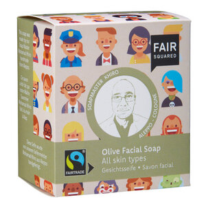 Fair Squared Olive Facial Soap - 2x80gr. - Fair Squared