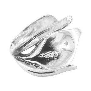 Silber Ring Lilie Fair-Trade und handmade - pakilia