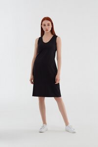  Damen Kleider ärmellos Bio-Baumwolle Sommerkleid Kleid - Leela Cotton