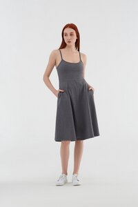 Damen Trägerkleid Bio-Baumwolle Jersey Kleid Sommerkleid 1734 - Leela Cotton