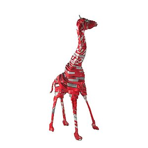 Giraffe Blechtiere - M/L - Upcycling Township Art Africa - Little Zim