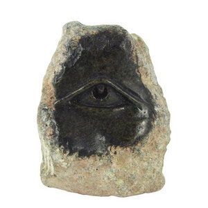 All Seeing Eye - Steinkunst aus Afrika - M - Little Zim