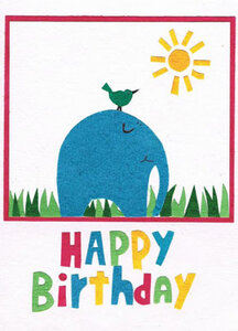 Eco & Fair - Geburtstagskarte - Big & Small Wishes - Cards from Africa - Cards from Africa