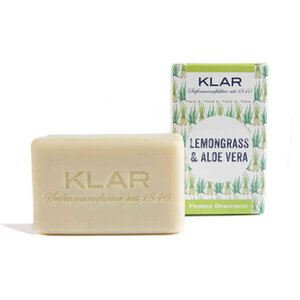 Klar's festes Shampoo Lemongrass & Aloe Vera 100g - Klar Seifen