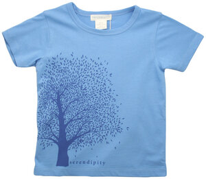 Kurzarm T-Shirt mit Baumprint - Serendipity