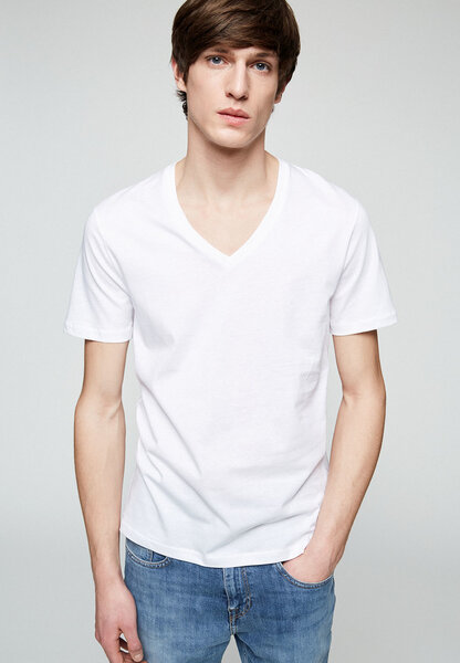 CHAARLIE - Herren T-Shirt aus Bio-Baumwolle white