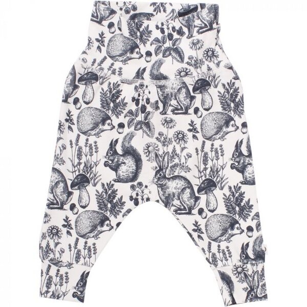Forest Pants Bio Baby Hose Mit Waldtieren | Gots Zertifiziert | Müsli