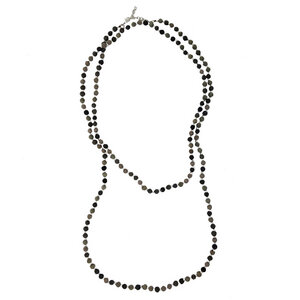 Kantha Noir long Necklace - Worldfinds