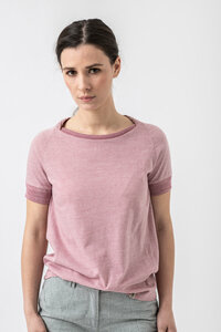 T-Shirt MILLA aus Biobaumwolle (kbA) - Grenz/gang
