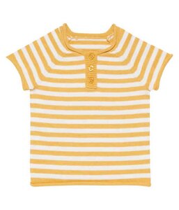 Baby Strick Shirt * Rene gelb; navy * GOTS zertifiziert Sense Organics - sense-organics