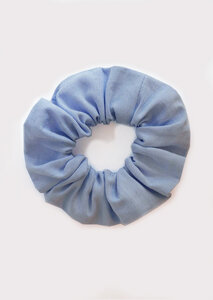 Scrunchie - Haargummi aus Oxford-Stoff - börd shört