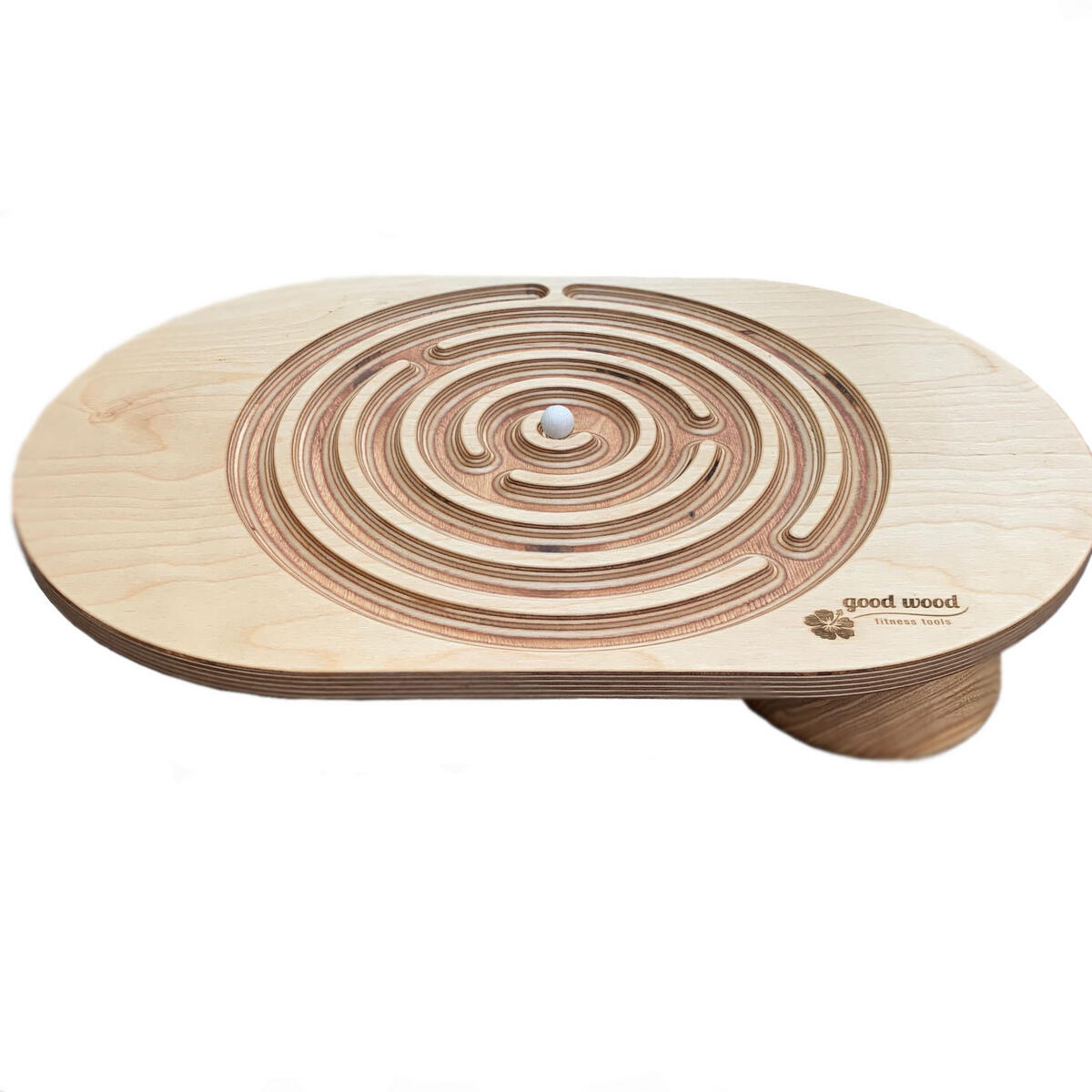 Good Wood Sports - Balanceboard Labyrinth. Koordinations-und  Gleichgewichtstrainer. Handgemacht. Eschenholz