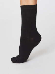 Einfarbige Bambus Socken Solid Jackie - Thought