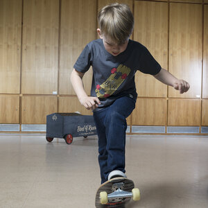 Plank - Cooles Jungen Skate T-Shirt Kurzarm aus 100% Bio-Baumwolle - Band of Rascals