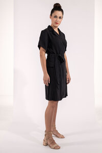 Kurzes Kleid, Wickelkleid ausgestellt Blazerkleid - SinWeaver alternative fashion