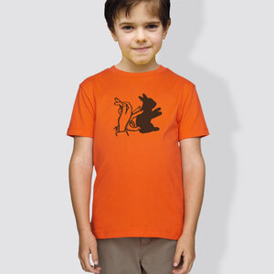 Kinder T-Shirt, "Schattenhase" - little kiwi