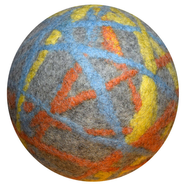 Filzball Bunt Made In Germany - Weicher Spielball Für Drinnen