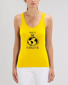 Bio Damen Sommer Tanktop - Glow "No Planet B" - weitere Farben - Human Family