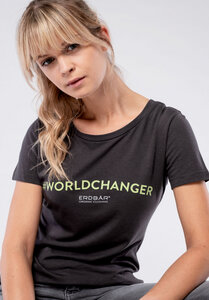 Damen T-Shirt #Worldchanger - Erdbär