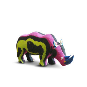Tierfigur Rhino aus FlipFlops - Ocean Sole