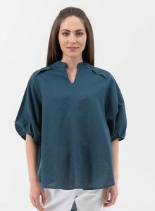  Bluse aus Leinen mit Bio-Baumwolle - ORGANICATION