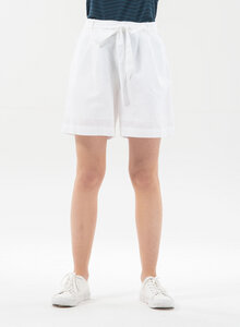 Shorts aus Leinengemisch mit Bindegürtel - ORGANICATION