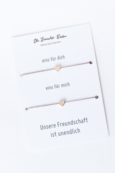 Freundschaftsarmband 2er Set | Optional Mit Gravur