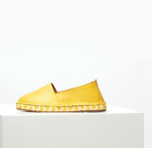 Arven Mixed Sole leather Espadrilles Yellow - Act.