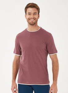 T-Shirt aus Bio-Baumwolle mit Leinen - ORGANICATION