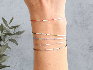 Morse-Code Armband aus Sterling Silber - renna deluxe