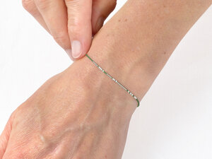Morse-Code Armband aus Sterling Silber - renna deluxe