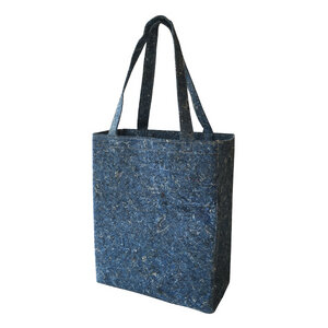 Recycelter Jeans Filz Shoulder bag / Schulter-Tasche blau - SuperWaste